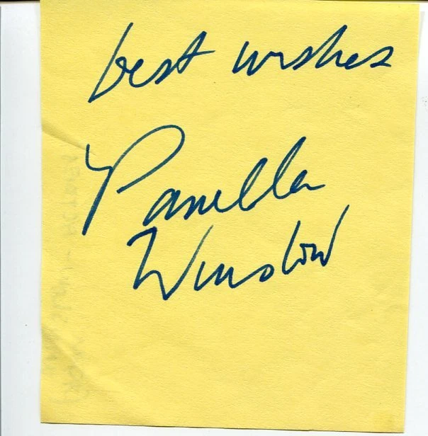 Pamela Winslow Star Trek The Next Generation Ensign McKnight Signed Autograph
