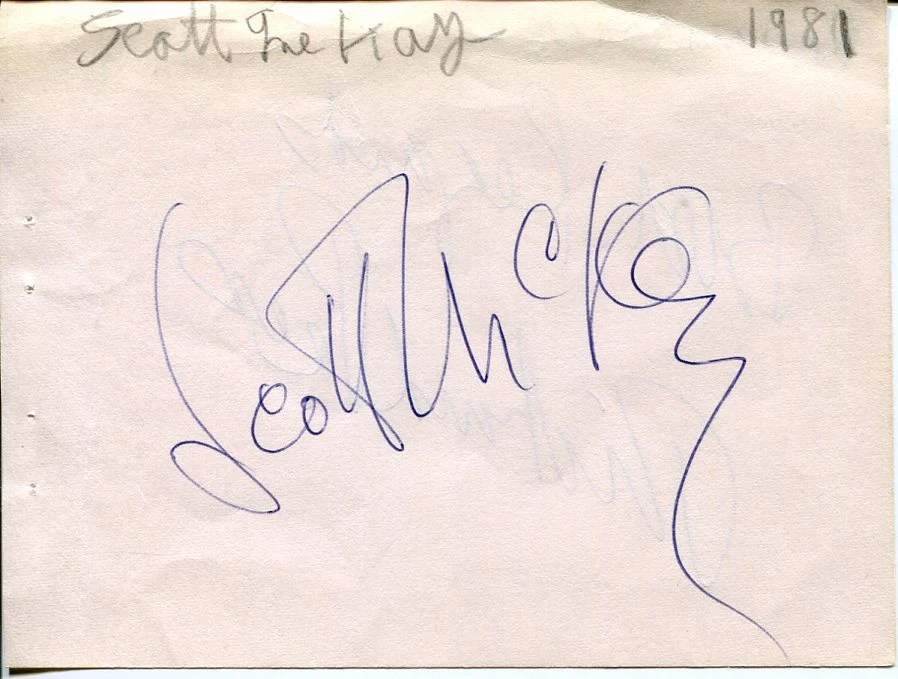 Scott McKay Thirty Seconds Over Tokyo Duel in the Sun The Front Signed Autograph
