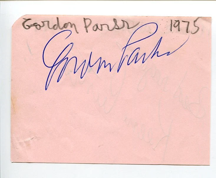 Gordon Parks Shaft The Learning Tree Director & Keene Curtis Signed Autograph
