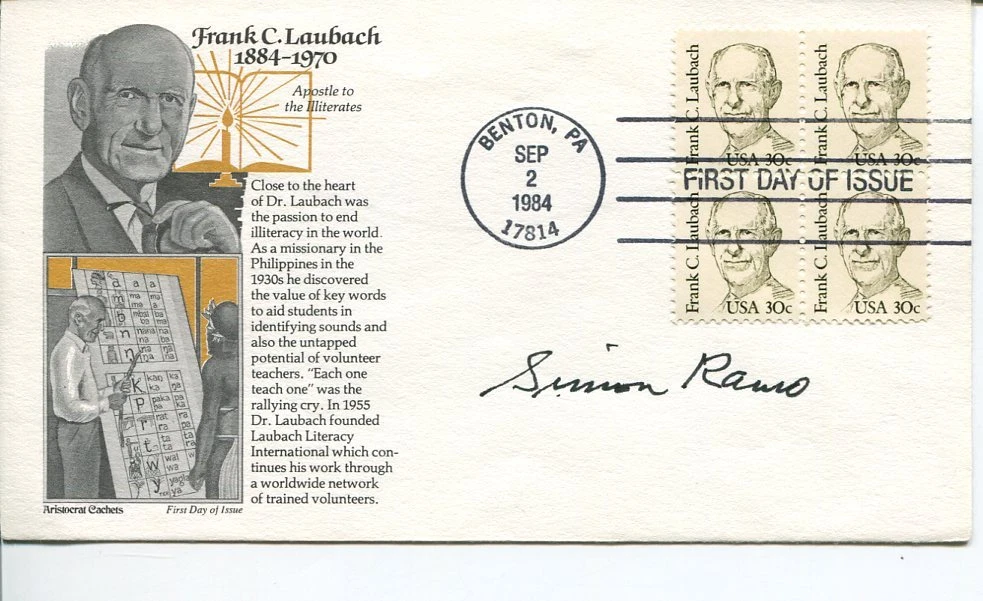 Simon Ramo ICBM Missile Electron Microscope Inventor Signed Autograph FDC
