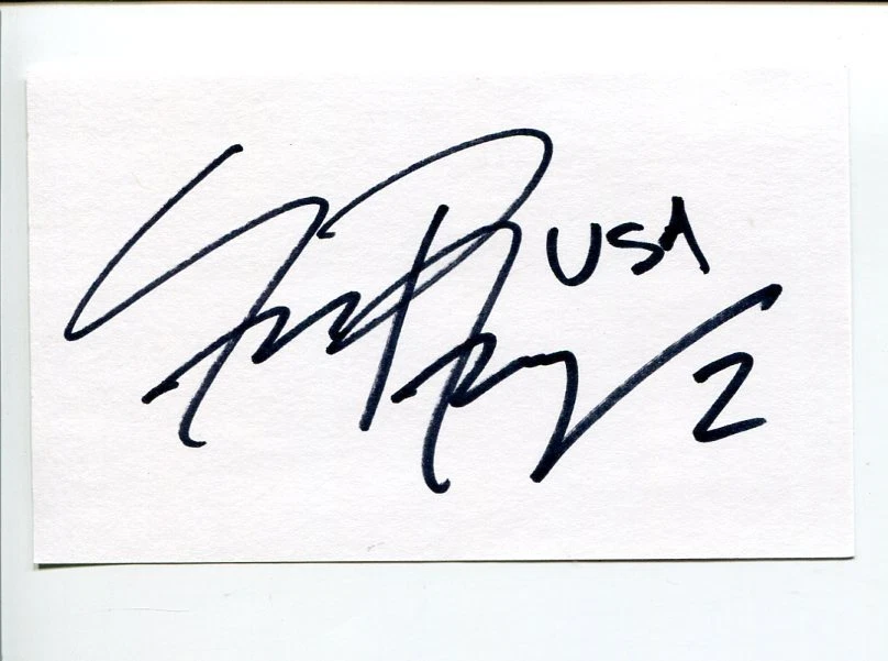 Sean Rooney 2008 US Olympic Gold Medal Men's Volleyball Signed Autograph
