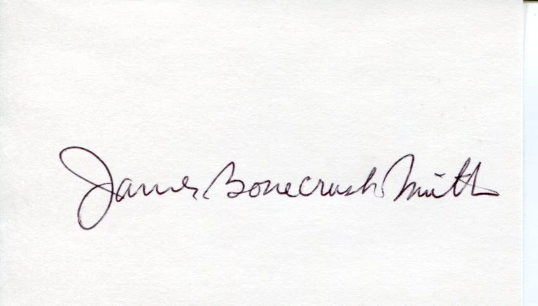 James Bonecrusher Smith Boxing Champ Signed Autograph
