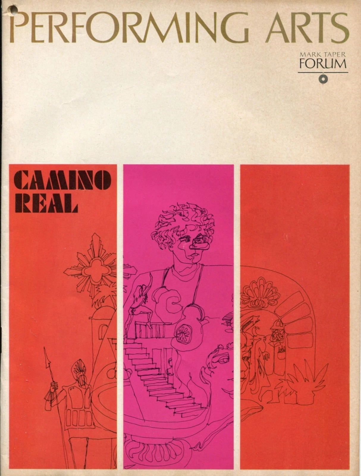 Louis Guss Victor Buono Sylvia Syms Tennessee Williams Camino Real 1968 Program
