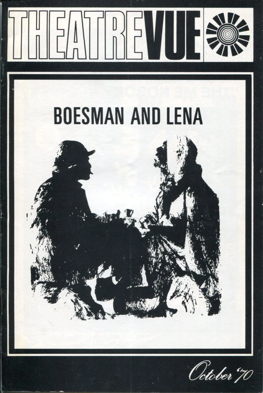 Ruby Dee Zakes Mokae Paul Benjamin Athol Fugard Boesman And Lena 1970 Playbill
