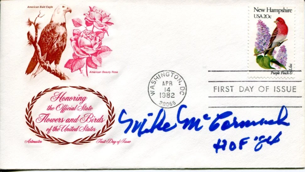 Mike McCormack Cleveland Browns New York Yanks Kansas HOF Signed Autograph FDC
