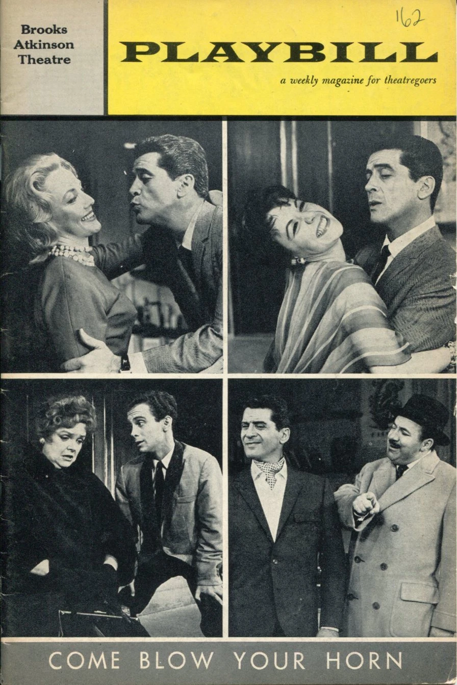 Hal March Lou Jacobi Sarah Marshall Come Blow Your Horne 1961 Playbill
