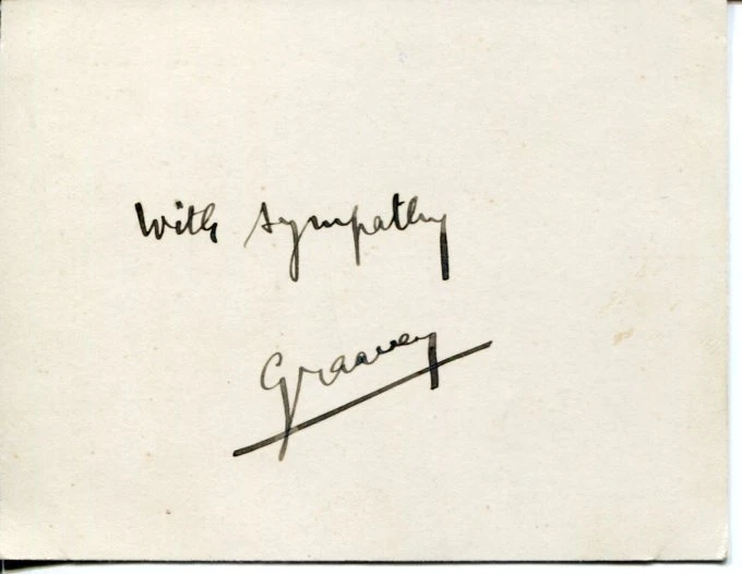 Fernand Gravey The Great Waltz Belge Cinema Film Rare Signed Autograph
