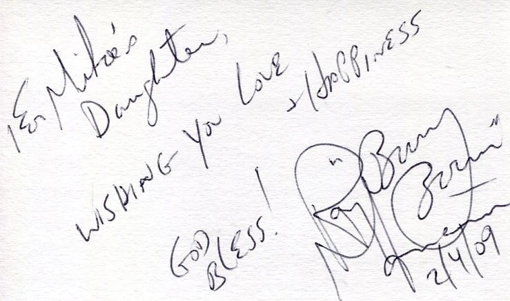 Ray Boom Boom Mancini Boxing Champ Hall Of Fame HOF Signed Autograph
