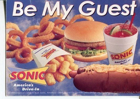 J. Clifford Hudson Chairman And CEO of Sonic Drive-In Signed Autograph Card
