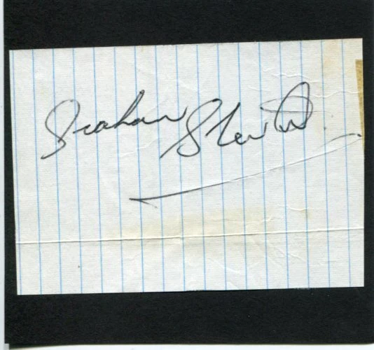 Graham Stewart Scottish Traditional Jazz Trombone Rare Signed Autograph
