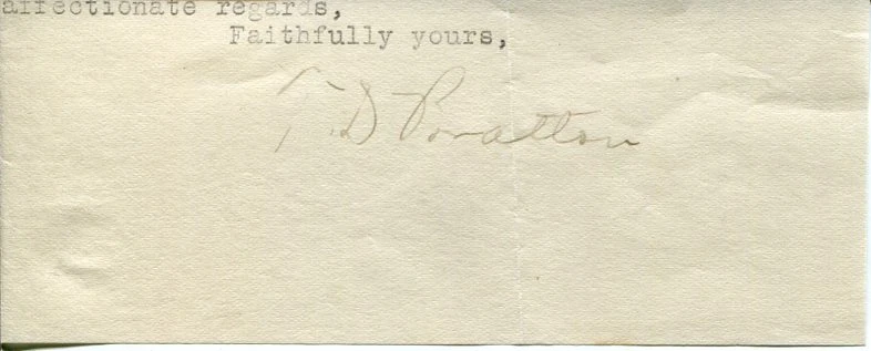 Theodore DuBose Bratton Episcopal Bishop Mississippi Clergy Signed Autograph
