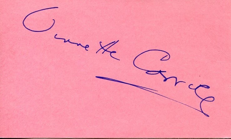 Vinnette Carroll Playwright 1st Black Women Director Broadway Signed Autograph
