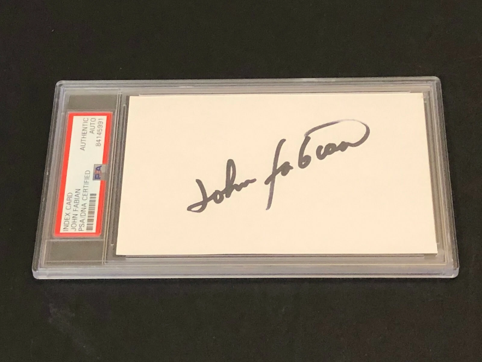 John Fabian STS NASA Astronaut Space Signed Autograph PSA DNA Slabbed
