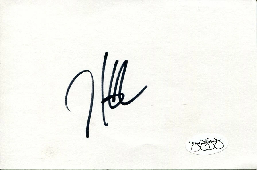 Hunter Mahan PGA Golf Ryder Cup Presidents Cup Champ Signed Autograph JSA
