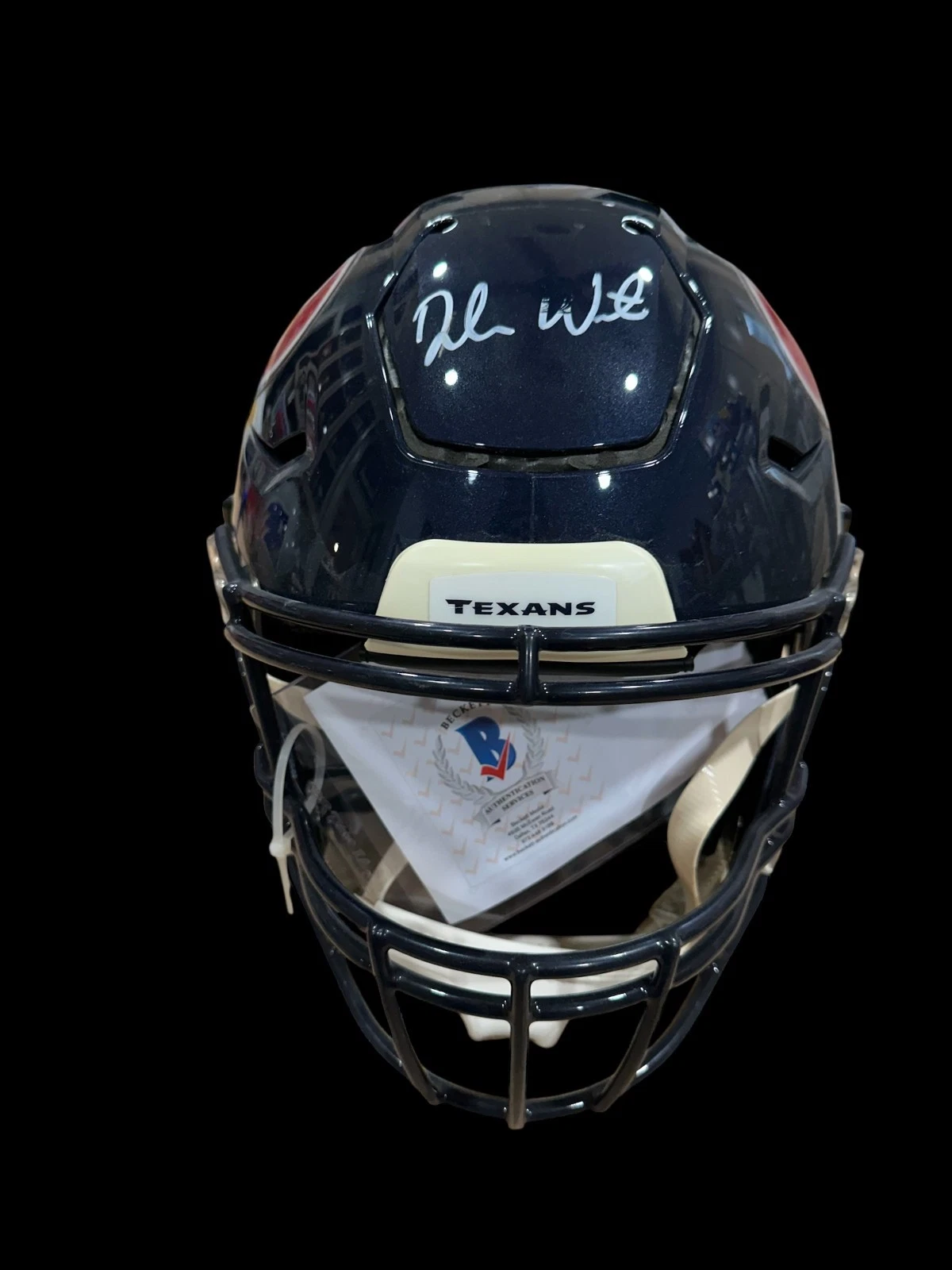 Deshaun Watson Houston Texans Signed Autograph Authentic Flex FS Helmet BAS
