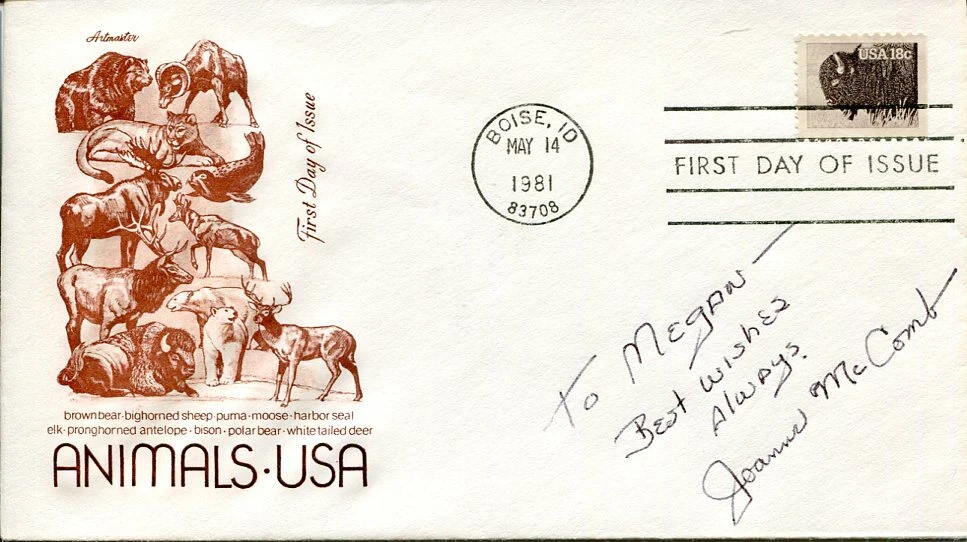 Joanne McComb AAGPBL Springfield Sallies Signed Autograph FDC
