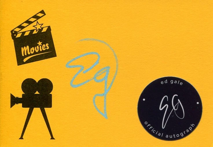 Ed Gale Howard the Duck Child's Play Spaceballs Phantasm II Signed Autograph
