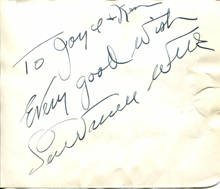 Lawrence Welk TV Show Host Accordionist Bandleader Rare Signed Autograph
