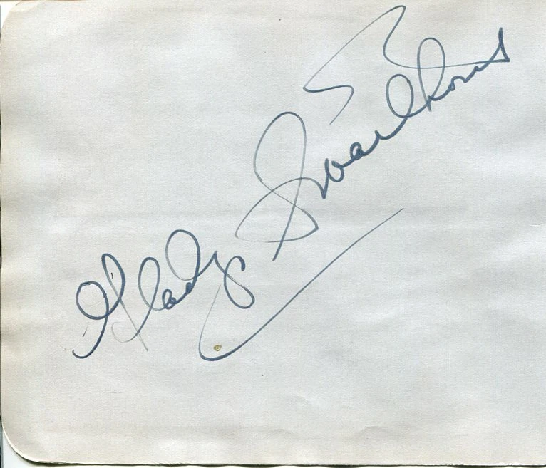 Gladys Swarthout Opera Singer & Senator Margaret Chase Smith Signed Autograph
