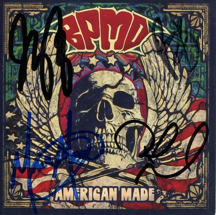 BPMD Phil Demmel Bobby Ellsworth Mike Portnoy M Menghi Signed Autograph CD Cover
