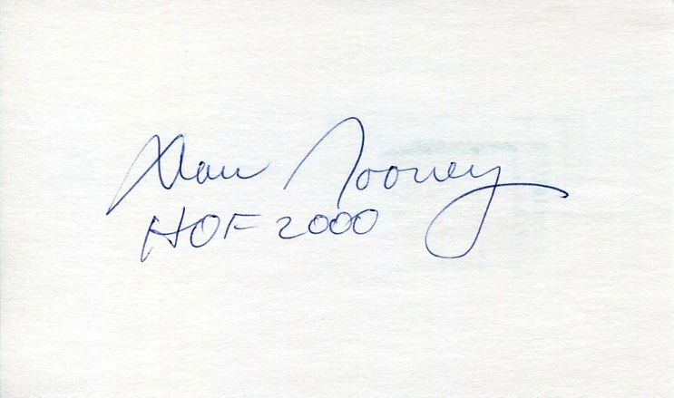 Dan Rooney Pittsburgh Steelers HOF Owner US Ambassador Signed Autograph
