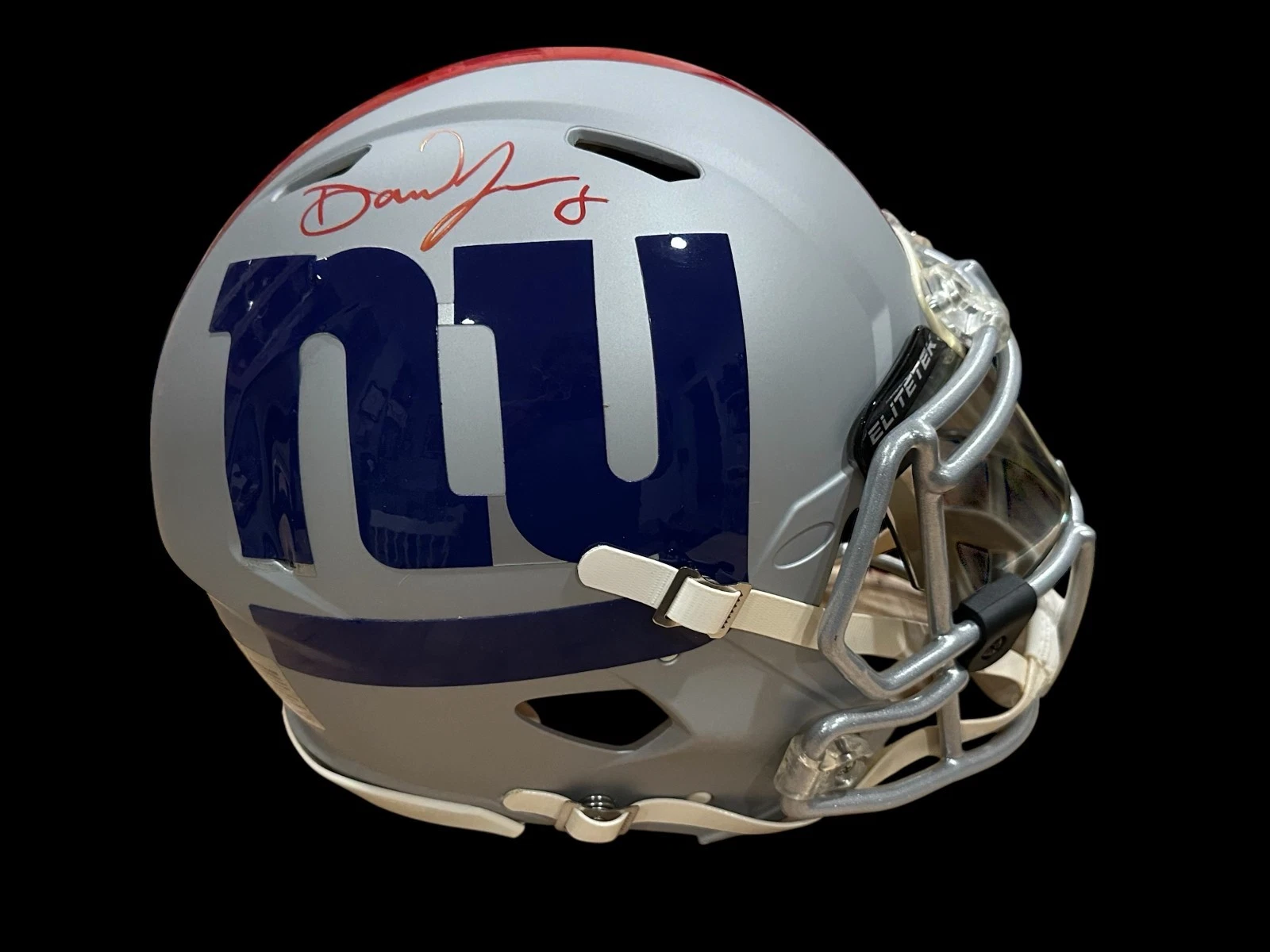 Daniel Jones NY New York Giants Signed Autograph Authentic Amp Helmet Fanatics
