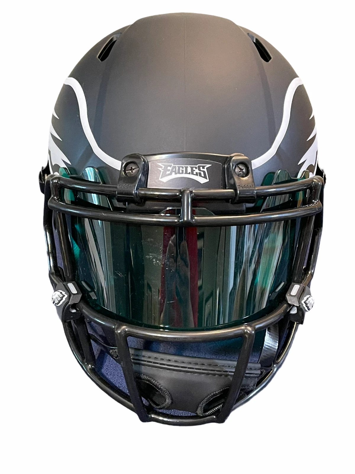 Miles Sanders Philadelphia Eagles Signed Autog Eclipse Authentic Helmet Fanatics
