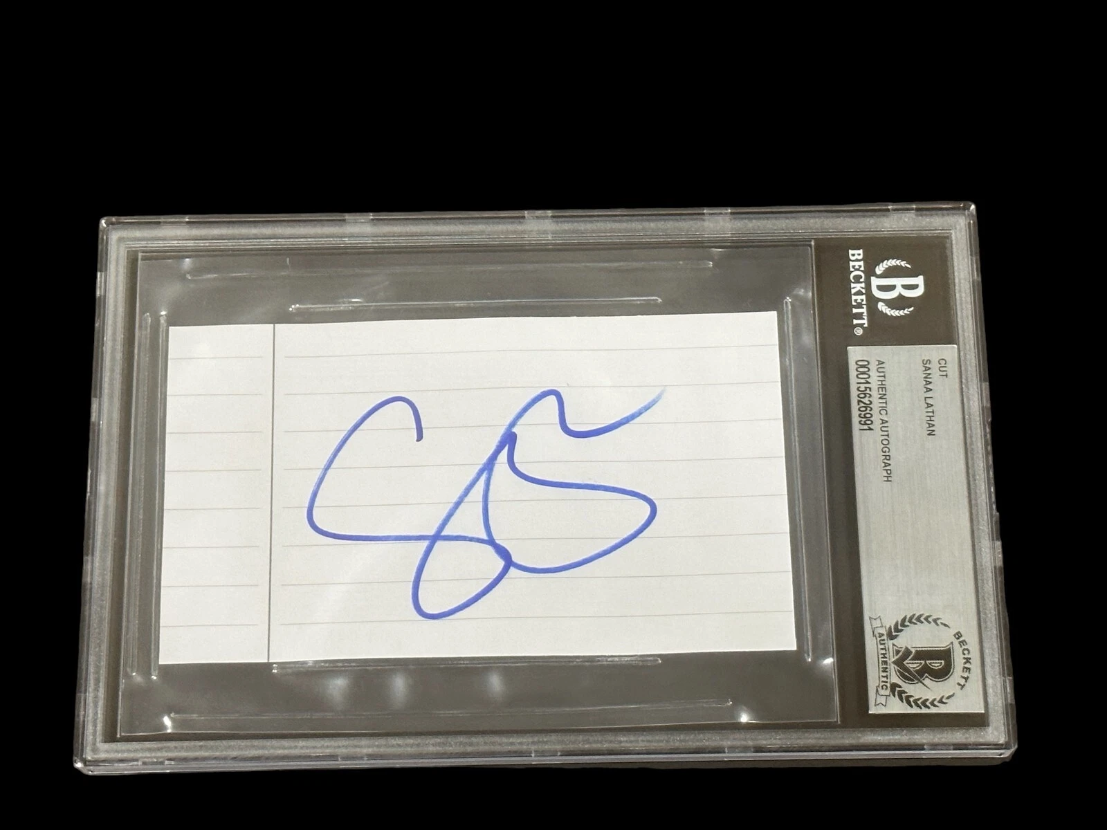 Sanaa Lathan Family Guy Cleveland Show Harley Quinn Signed Autograph BAS Slab
