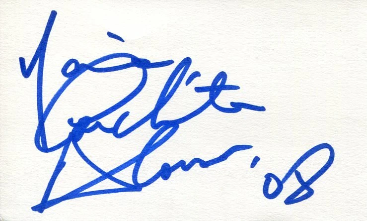 Maria Conchita Alonso Running Man Predator Saints & Sinners Signed Autograph
