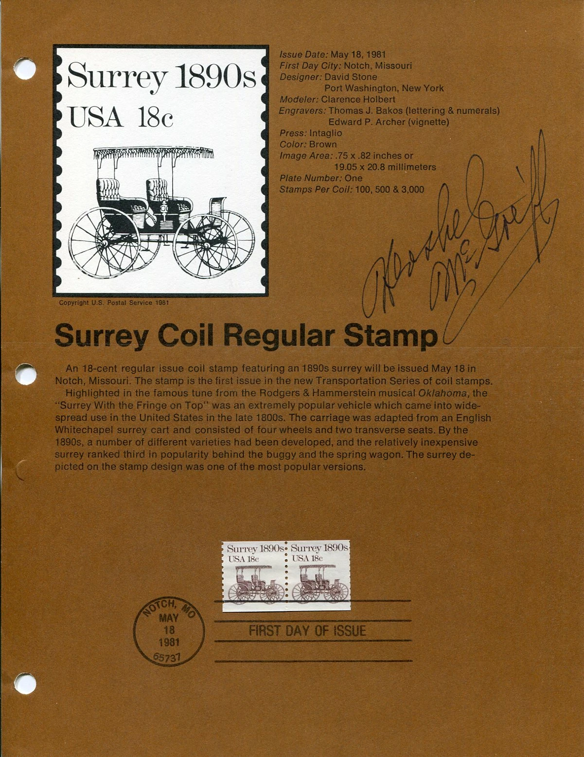 Hershel McGriff NASCAR K&N Pro Series Grand National Signed Autograph FDC Sheet
