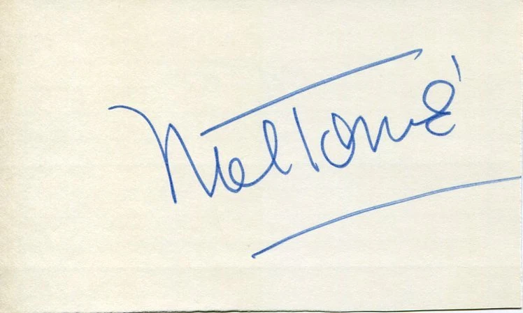 Mel Torme Jazz Big Band The Christmas Song Singer Actor Signed Autograph
