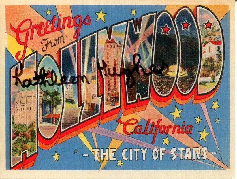 Kathleen Hughes It Came from Outer Space MASH Star Signed Autograph Post Card
