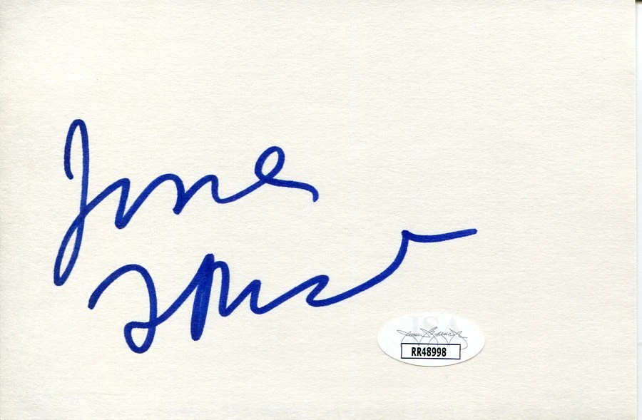 James L. Brooks The Simpsons Broadcast News Producer Writer Signed Autograph JSA
