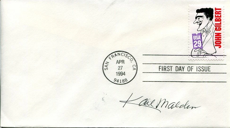 Karl Malden Patton A Streetcar Named Desire Patton Signed Autograph FDC
