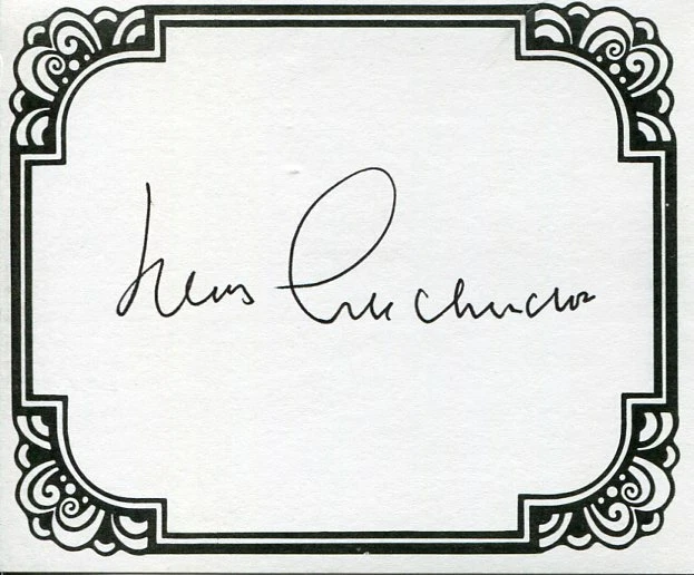 Louis Auchincloss Author Historian Novelist Signed Autograph Bookplate
