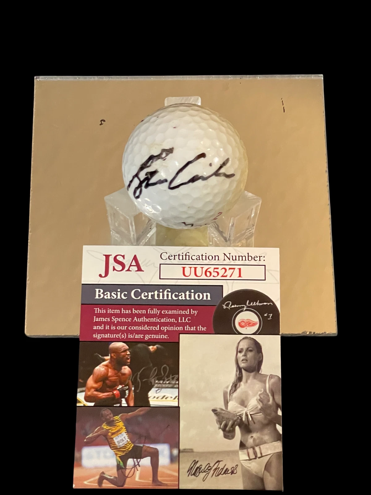 Stewart Cink PGA British Open Ryder Cup Champ Signed Autograph Golf Ball JSA
