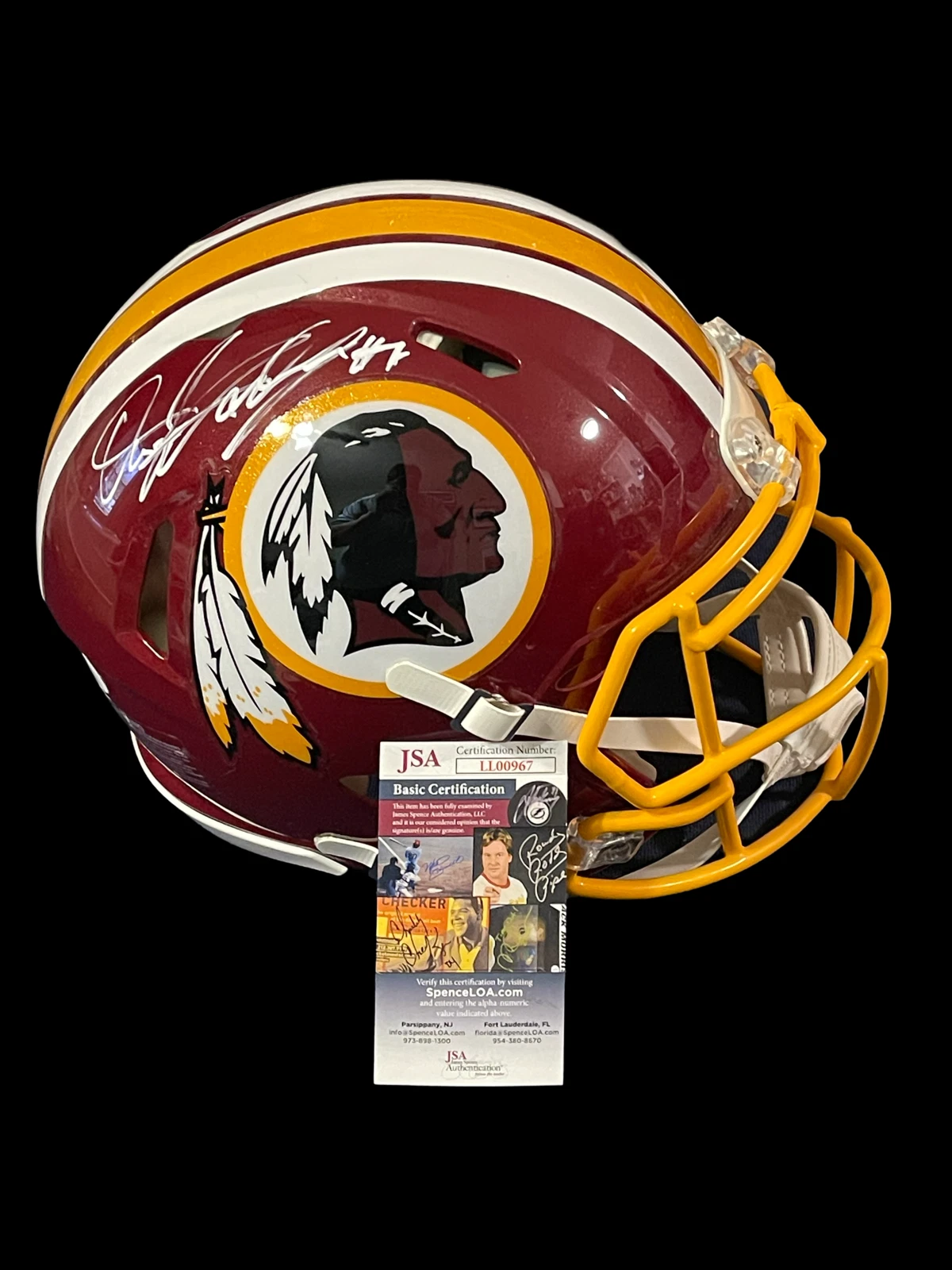 Dwayne Haskins Washington Redskins Signed Autograph Authentic F/S Helmet JSA COA
