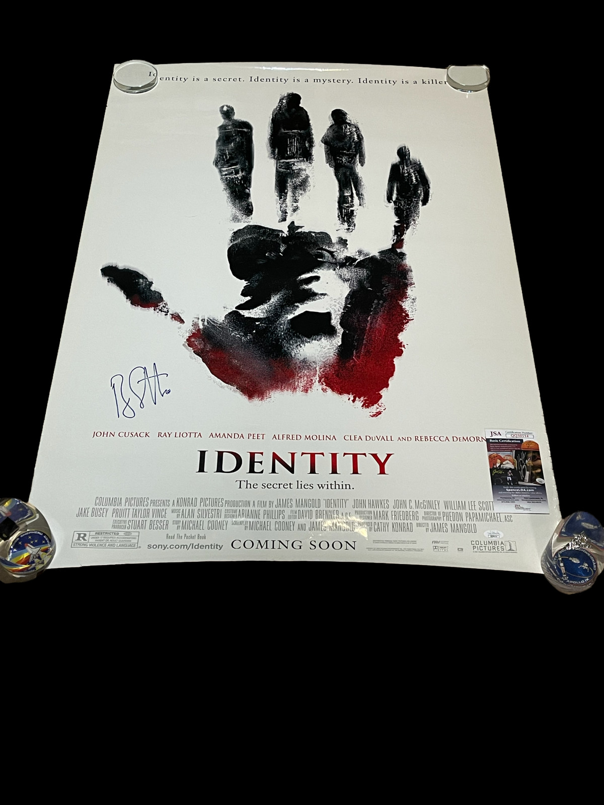 Ray Liotta Identity Goodfellas Star Signed Autograph Full Size Movie Poster JSA
