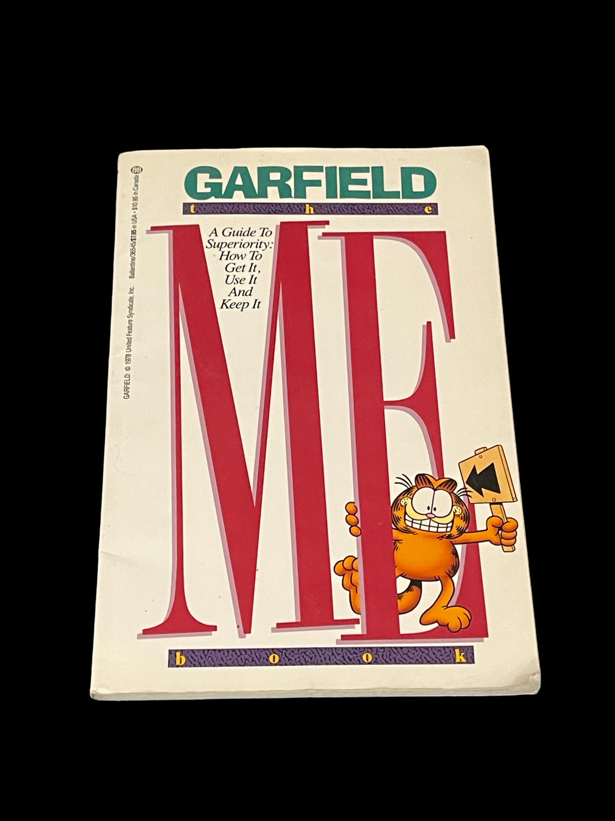 Jim Davis Garfield Cat Comic Strip Cartoonist Artist Signed Autograph Book JSA
