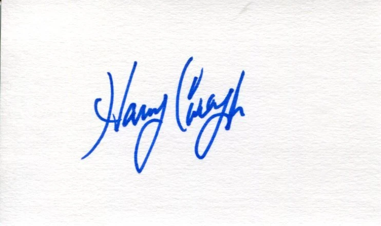 Harry Carey Jr Gremlins Gunsmoke The Searchers Cowboy Western Signed Autograph
