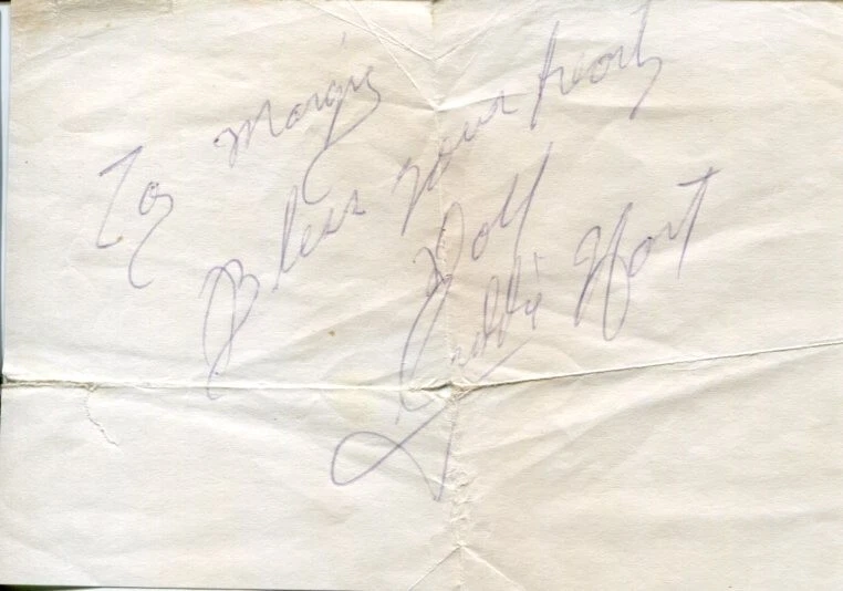 Freddie Hart Country Music Easy Loving Singer Songwriter Signed Autograph
