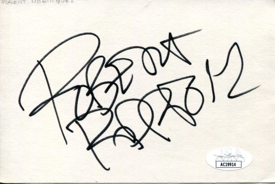 Robert Rodriguez Desperado From Dusk Till Dawn Director Signed Autograph JSA COA
