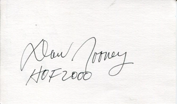 DAN ROONEY PITTSBURGH STEELERS HOF OWNER AMBASSADOR SIGNED AUTOGRAPH SKETCH JSA COLLECTIBLE MEMORABILIA