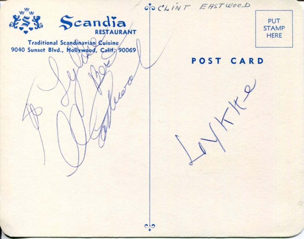 Clint Eastwood Unforgiven Outlaw Josey Wales Good Bad Ugly Signed Autograph JSA
