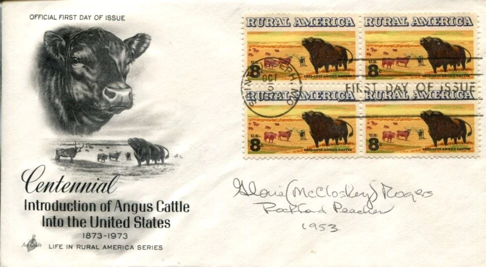 Gloria McCloskey AAGPBL Rockford Peaches Ladies Baseball Signed Autograph FDC
