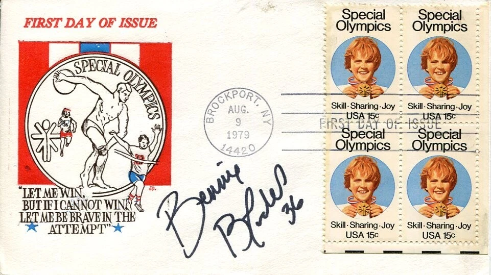 Bennie Blades Miami Hurricanes 1987 National Champ HOF Detroit Lions Signed FDC
