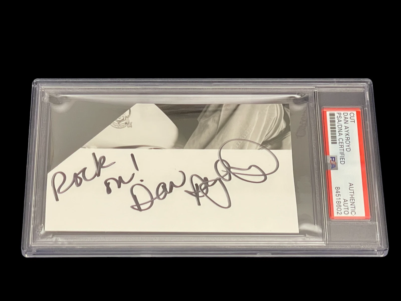 Dan Aykroyd Ghostbusters The Blues Brothers Rare Signed Autograph PSA DNA Slab
