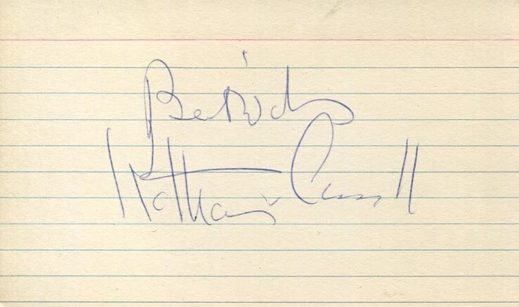 Katharine Cornell Broadway Legend Tony Award Winner Signed Autograph
