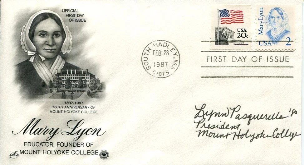 Lynn Pasquerella President Mount Holyoke College Rare Signed Autograph FDC
