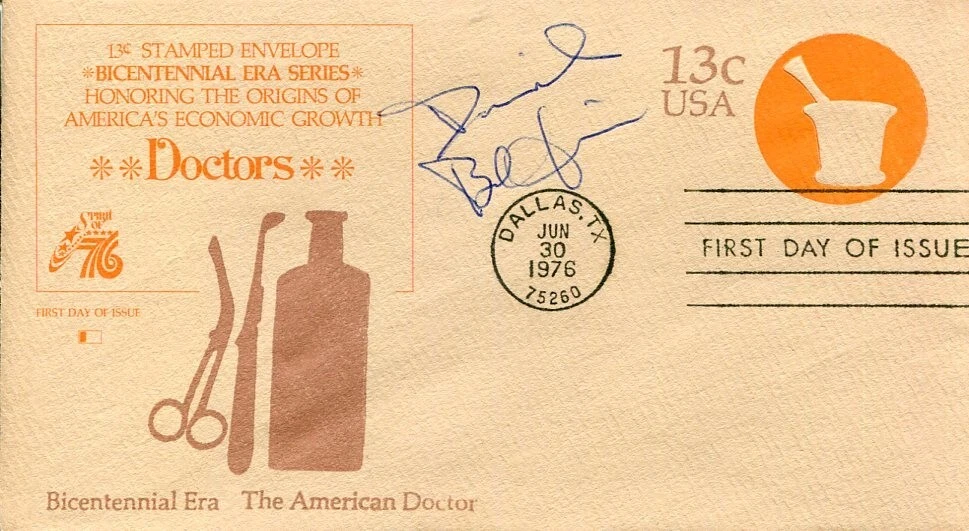 David Baltimore 1975 Nobel Prize Medicine Caltech President Signed Autograph FDC
